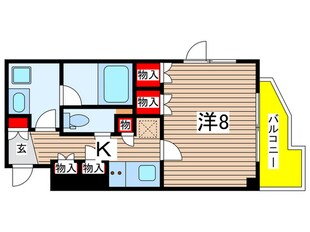 ルーブル川崎宮前平（４０１）の物件間取画像